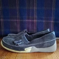 Clark's casual suede loafers brown 4 37