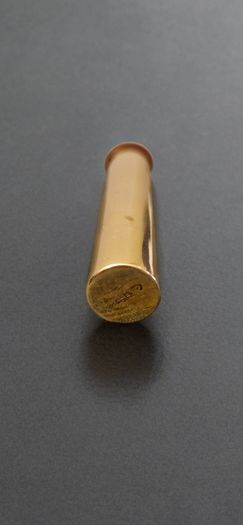 Original 1914 WWI British Army Brass Rifle Oiler - Lee Enfield - Marked