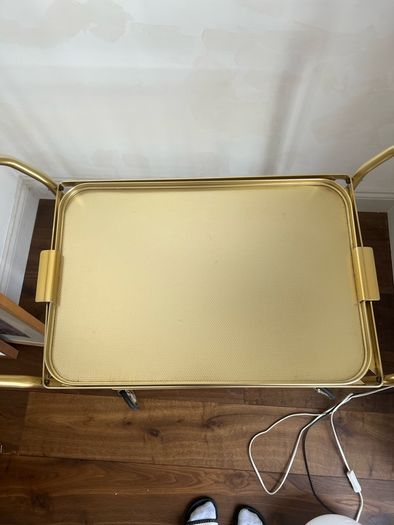Vintage Lyte Aluminium Bar Cart Mid-Century Modern