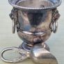 VINERS OF SHEFFIELD England Silver Plated Mini Vase/ Urn Image 3