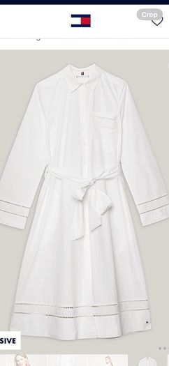 Tommy Hilfiger  Monogram Broderie Anglaise Midi Kaftan