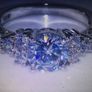 10kt White Gold Filled 3 Stone Ring Image 3