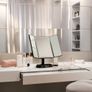 Luxurious Gold Trifold Vanity Mirror Image 5