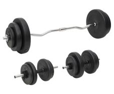 Barbell and Dumbbell with Plates 60 kg