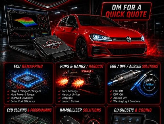 TorqueMasterTuning - Professional ECU Remapping, Stage 1 & ADBLUE/EGR/DPF Solutions