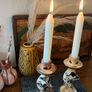 Vintage African Soapstone Elephant Candlesticks Image 9