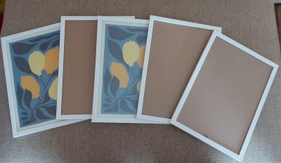 White photo frames