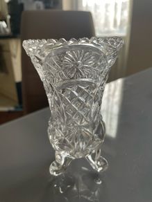 crystal vase