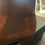 Magnanni Men's Cognac Suede Chelsea Boots Image 4
