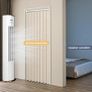 Magnetic Door Curtain with Blackout, Foldable Room Divider for Bathroom/Bedroom/Living Room, Accordion Design (Cream-Coloured) Image 3