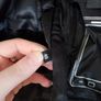 Women's Leather Motorcycle Jacket Image 5