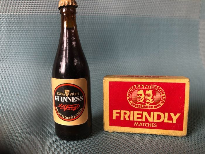 Full  Miniature Guinness Bottle