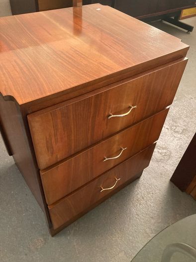 Vintage 1960s Walnut Chest of Drawers with Mirror -  Warehouse and Showroom Open Saturday 11th April 12 till 4pm Eircode R95T227