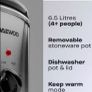 slow cooker Daewoo 6.5 litre Image 3