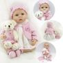 Realistic Reborn Doll 22inch 55cm Handmade Soft Silicone Vinyl Baby Reborn Dolls Girls Real Life Doll boys Girl Toy Birthday Xmas gift Reborn Babies (FREE POSTAGE) Image 2