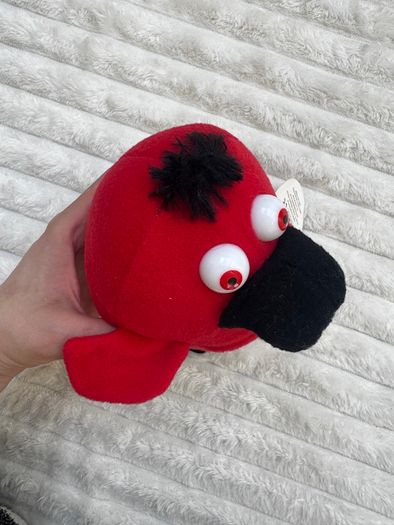 Novelty Toy World Soft Red Bird approx. 16 cm. Please see photos
