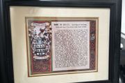 Framed document 'Furlong' surname