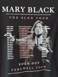 Mary Black Slan Tour T-shirt 2026
