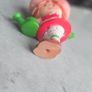 HTF Vintage 1981 AGC Kenner Strawberry Shortcake Mini PVC Doll Watering Can Figurine 2" same era as MLP G1 My Little Pony Image 4