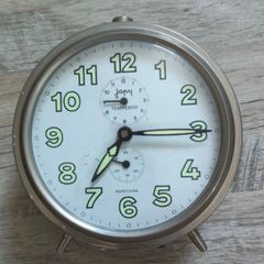 Vintage French Japy Tempesto "Repetition" Mechanical Alarm Clock