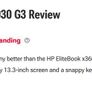 HP EliteBook x360 1030 G3 (EliteBook x360 1030 Series) Laptop / Tablet / Convertible Touchscreen Image 3