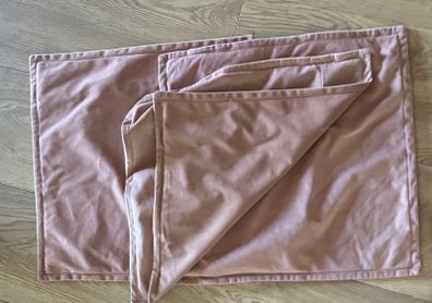 3 Blush Pink Cushion Covers