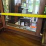 Antique Victorian Walnut Mirrored Vanity Dresser Image 8