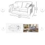 dfs angelic 3 +2 sofa set Image 3