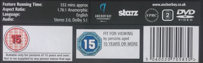 Black Sails - Season 2 (2015) [DVD TV Boxset]
