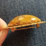 Vintage beautiful brooch with stone. Image 6