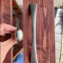 Matt nickel grey knobs and handles for cupboards or doors Image 9