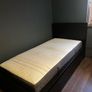 Excellent Condition Ikea Malm Single Bed + Mattress Image 4