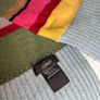 Vintage JUMP Colourful Striped Soft Knit Scarf Image 2