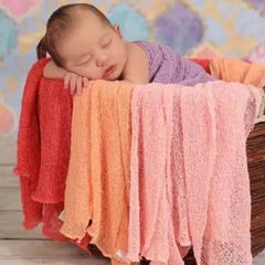 baby swaddle and fur for photography