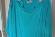BPC blue long line sweatshirt 2 in 1 size UK24/26 EU52/54 Perfect condition Postage included