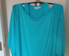 BPC blue long line sweatshirt 2 in 1 size UK24/26 EU52/54 Perfect condition Postage included