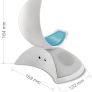 AcTek Bluetooth Speaker with 2 Loudspeaker and Moon-Form Phone Stand, AUX Output Port fit for Computer Image 3