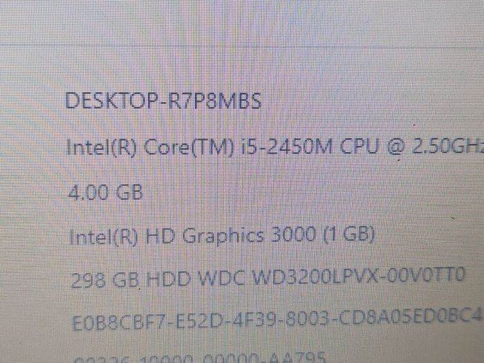DELL Inspiron N4050 Intel Core i5-2450M 2.5GHz 4GB Ram  300GB HDD, windows 10 Home, Microsoft Edge, Chrome