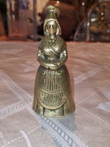 Vintage Brass Lady Bell