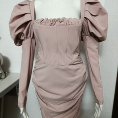 Club L London pink mini dress