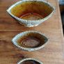 Vintage Ceramic Art Pottery Nest of Bowls x 3 Image 3