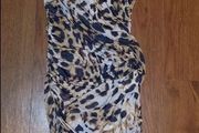 Beautiful brand new Body con mini/midi leopard print dress by Miss Selfridge size UK8 EUR36 Price includes postage