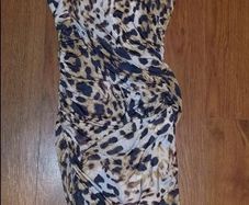 Beautiful brand new Body con mini/midi leopard print dress by Miss Selfridge size UK8 EUR36 Price includes postage