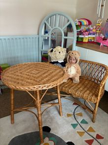 Kids table and bench