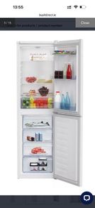 Refurbished Beko CFG4582W Freestanding 270 Litre 50/50 Frost Free Fridge Freezer White