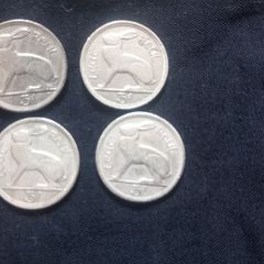 Job Lot of Irish Pre-Euro Coins (10p, 20p, 3d Rabbits)