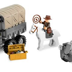 Lego Indiana Jones 7622: Race for the Stolen Treasure (2008) 100% Complete (NO BOX)
