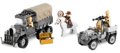 Lego Indiana Jones 7622: Race for the Stolen Treasure (2008) 100% Complete (NO BOX)