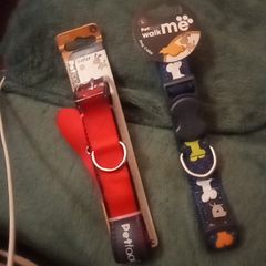 2 large dog collars