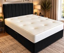 NEW black 4ft small double bed and matress!!!!
